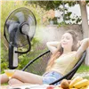 Ножной вентилятор-распылитель с пультом дистанционного управления InnovaGoods Mistinn Чёрный 90 W 2,8 L