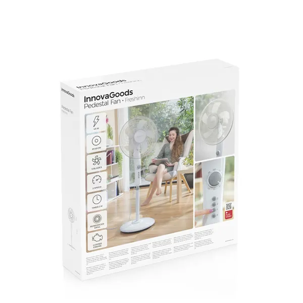 Pastatomas ventiliatorius InnovaGoods Freshinn Balta 45 W