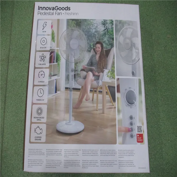 Vapaasti seisova tuuletin InnovaGoods Freshinn Valkoinen 45 W