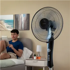 Vapaasti seisova tuuletin InnovaGoods Breezinn Musta 45 W