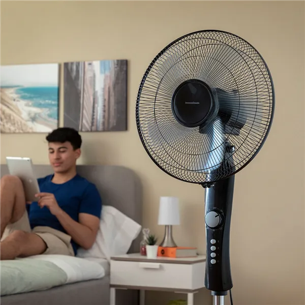 Vapaasti seisova tuuletin InnovaGoods Breezinn Musta 45 W