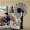 Вентилятор на ножке InnovaGoods Breezinn Чёрный 45 W