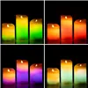 Daudzkrāsu LED sveces ar liesmas efektu un tālvadības pulti Lendles InnovaGoods Balts 3 gb. (Atjaunots A)