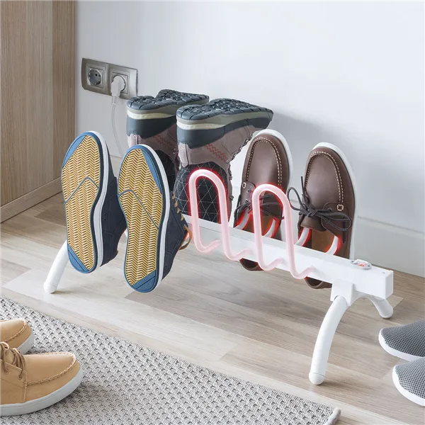 Electric Shoe Drying Rack InnovaGoods   80 W 4 pairs White Metal Aluminium (Refurbished B)