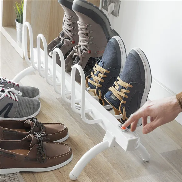 Electric Shoe Drying Rack InnovaGoods   80 W 4 pairs White Metal Aluminium (Refurbished B)