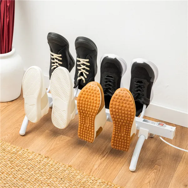 Electric Shoe Drying Rack InnovaGoods   80 W 4 pairs White Metal Aluminium (Refurbished B)