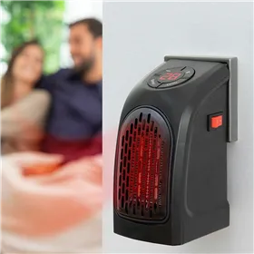 Pārnēsājams Mini Elektrosildītājs InnovaGoods Melns 400 W (Atjaunots A)