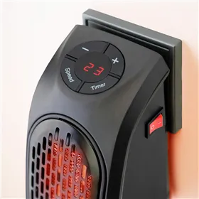 Pārnēsājams Mini Elektrosildītājs InnovaGoods Melns 400 W (Atjaunots A)