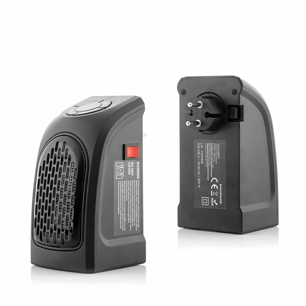 Pārnēsājams Mini Elektrosildītājs InnovaGoods Melns 400 W (Atjaunots A)