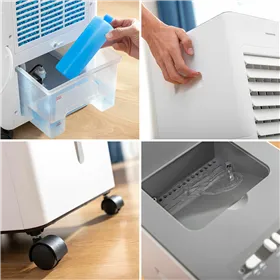 Многофункциональный портативный испарительный кондиционер InnovaGoods   5 L Белый 65 W (Пересмотрено C)