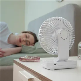 Uzlādējams galda ventilators InnovaGoods Balts 3600 mAh / 13,3 W Ø5,4'' (Atjaunots C)