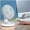Lādējams Galda Ventilators ar LED Gaismu FanLed InnovaGoods Ø6,6'' 4000 mAh