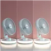 Laetav lauaventilaator LED-iga FanLed InnovaGoods Ø6,6'' 4000 mAh