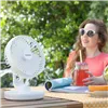 Laetav lauaventilaator LED-iga FanLed InnovaGoods Ø6,6'' 4000 mAh