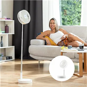 Kokkupandav kolm-ühes taaslaetav ventilaator Fandle InnovaGoods Ø7,7'' 7200 mAh