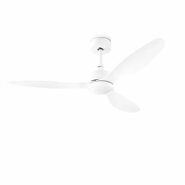 Laeventilaator LED valgusti ja 3 ABS labadega Flaled InnovaGoods Valge 36 W 52" Ø132 cm