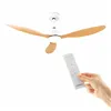 Griestu ventilators ar LED gaismu un 3 ABS lāpstiņām Wuled InnovaGoods Koks 36 W 52" Ø132 cm