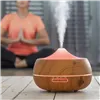 Aromātu difuzors mitrinātājs ar daudzkrāsainu LED Wooden-Effect InnovaGoods