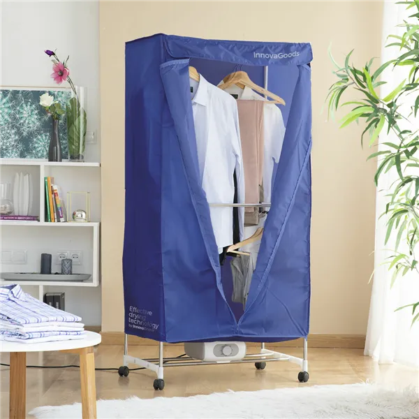 Kahetasemeline Kaasaskantav Elektrikuivati Dupledry Blue InnovaGoods 1200 W