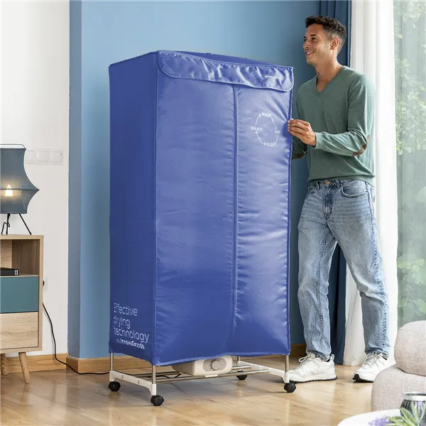 Kahetasemeline Kaasaskantav Elektrikuivati Dupledry Blue InnovaGoods 1200 W