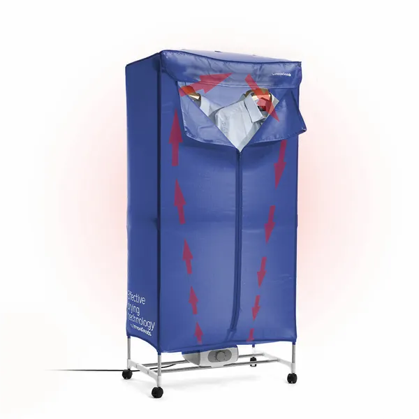Kahetasemeline Kaasaskantav Elektrikuivati Dupledry Blue InnovaGoods 1200 W