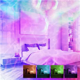 Laetav virmaliste LED-projektorlamp Boralamp InnovaGoods