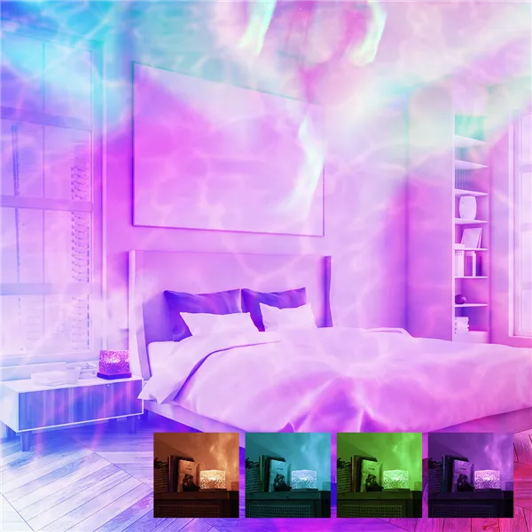 Laetav virmaliste LED-projektorlamp Boralamp InnovaGoods