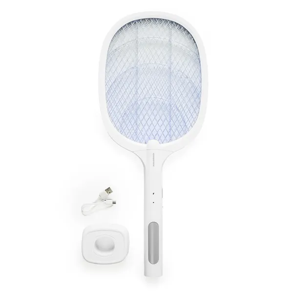 Kaks-ühes taaslaetav UV-valgusega putukate hävitamise reket Elecfly InnovaGoods