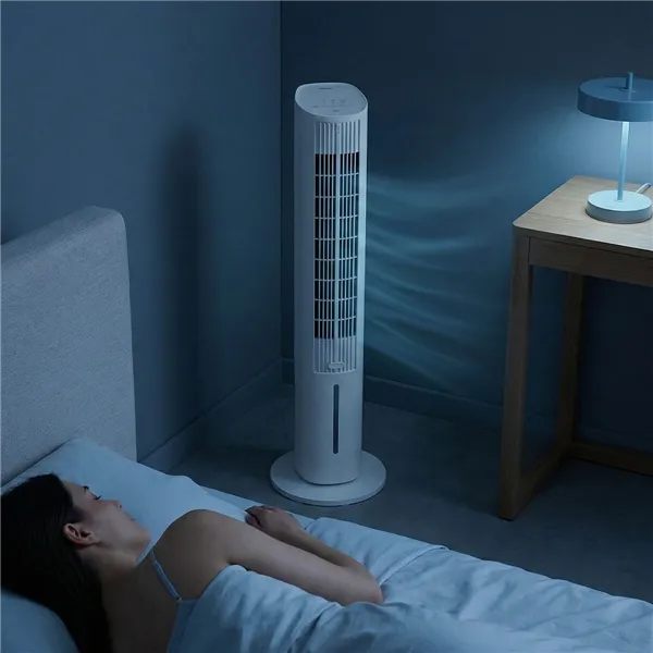 Pārnēsājamais Daudzfunkcionālais Torņa Iztvaicētāja Gaisa Kondicionieris ar Tālvadības Pulti Hushly InnovaGoods