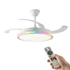 Kattotuuletin RGB LED-valolla, 4 sisäänvedettävää lapaa ja kaukosäädin InnovaGoods