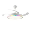 Laeventilaator RGB LED-valgustiga, 4 kokkukäivast labast ja kaugjuhtimispuldiga InnovaGoods