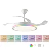 Потолочный вентилятор с LED RGB подсветкой, с 4 выдвижными лопастями и пультом дистанционного управления InnovaGoods