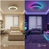 Kattotuuletin RGB-LED-valolla, piilotetuilla lavoilla ja kaukosäätimellä Nexory InnovaGoods