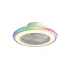 Kattotuuletin RGB-LED-valolla, piilotetuilla lavoilla ja kaukosäätimellä Nexory InnovaGoods