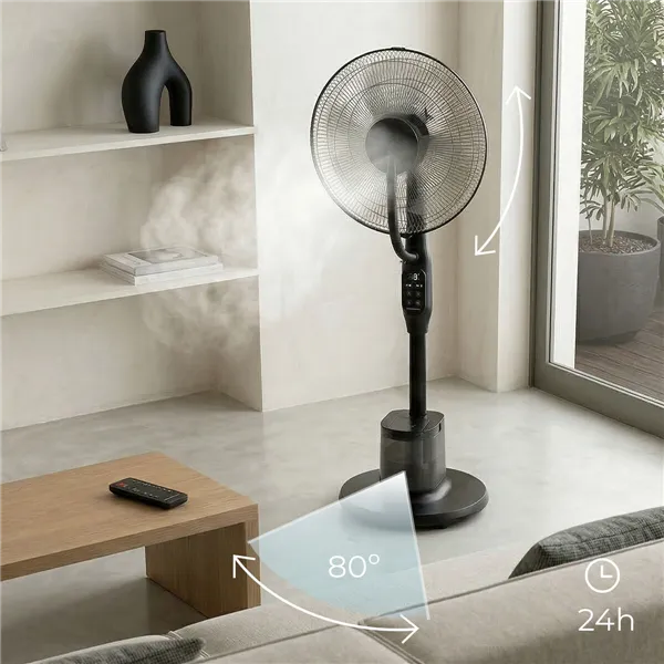 Kaugjuhtimisega seisev nebulisaator ventilaator Sprair InnovaGoods