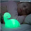 Dinosaurus monivärinen LED-lamppu InnovaGoods Valkoinen Vinyylit (Kunnostetut Tuotteet A)
