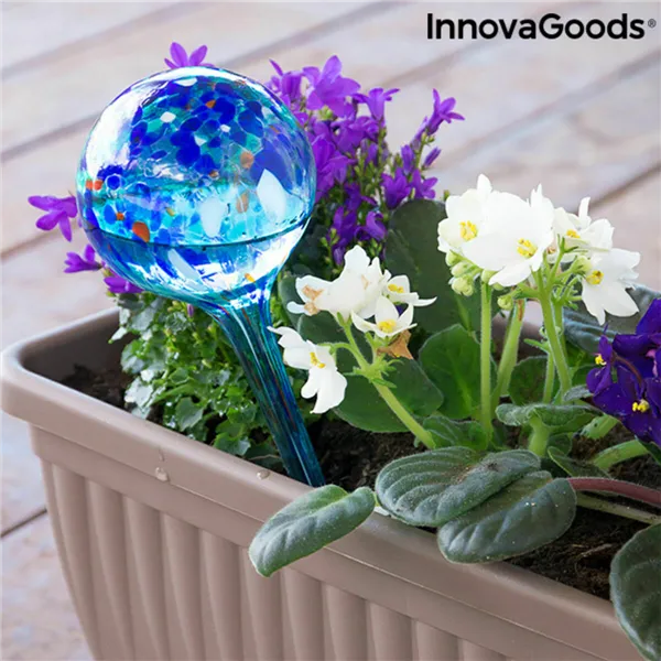 Automaatsed kastmispallid Aqua·Loon InnovaGoods Sinine Klaas (Renoveeritud A)