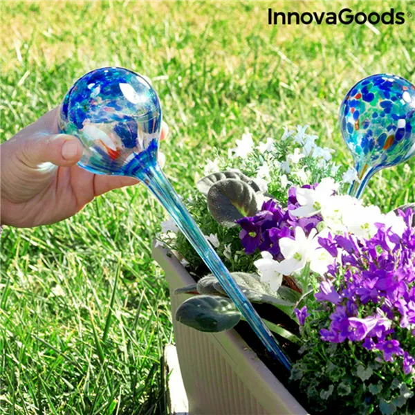 Automaatsed kastmispallid Aqua·Loon InnovaGoods Sinine Klaas (Renoveeritud A)