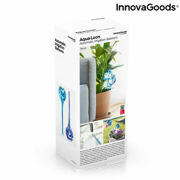 Automaattiset kastelupallot Aqua·Loon InnovaGoods Sininen Lasi (Kunnostetut Tuotteet A)