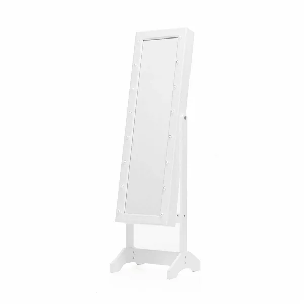 Korutelinepeili LED-valoilla InnovaGoods Valkoinen Monivärinen Puu Muovinen (Kunnostetut Tuotteet A)