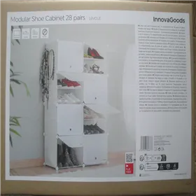 Jalanõuriiul InnovaGoods Valge Metall Plastmass (Renoveeritud B)