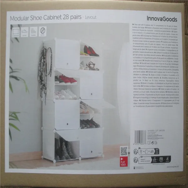 Jalanõuriiul InnovaGoods Valge Metall Plastmass (Renoveeritud B)