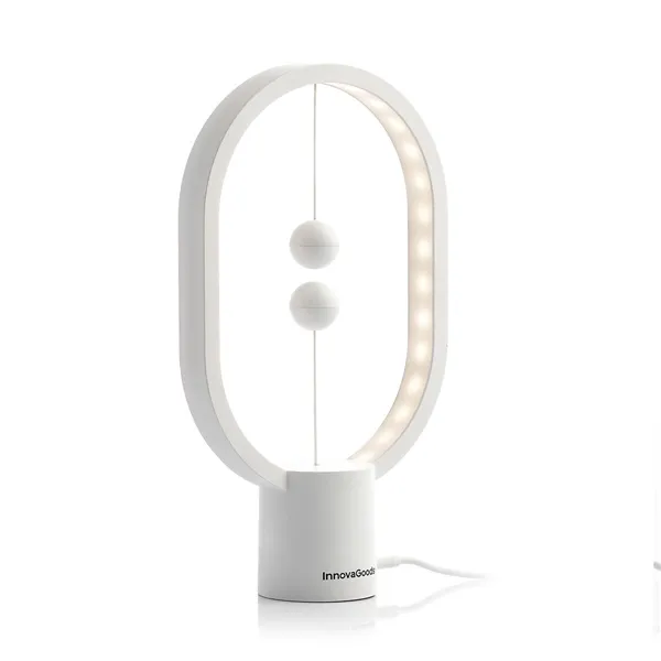 Magnetlülitiga Tasakaalulamp Magilum InnovaGoods Valge 3 W (Renoveeritud B)
