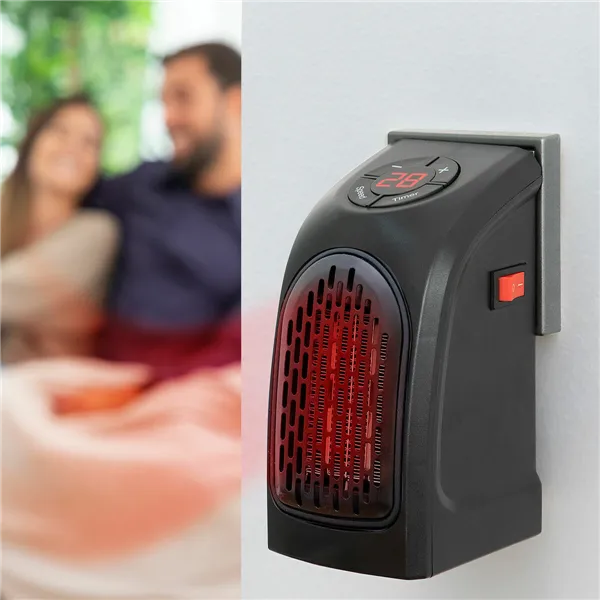 Nešiojamas mažas kištukinis šildytuvas InnovaGoods Juoda 400 W (Naudoti A)