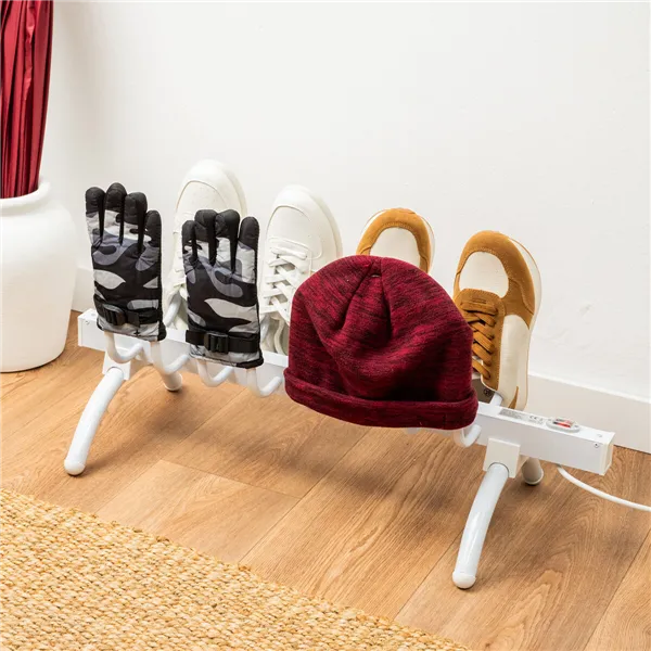 Electric Shoe Drying Rack InnovaGoods   80 W 4 pairs White Metal Aluminium (Refurbished B)