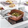 Copper Viis Ühes Mitmeotstarbeline Praepanni Komplekt Coppans InnovaGoods 4 Tükid, osad