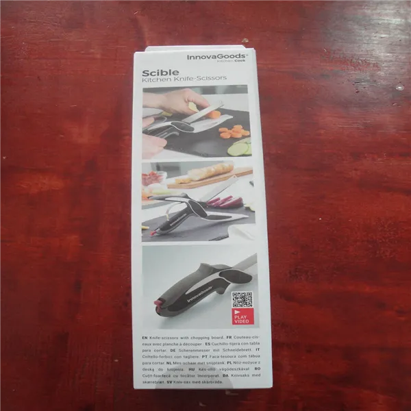 Pjaustymo peilis su integruota maža pjaustymo lentele Scible InnovaGoods