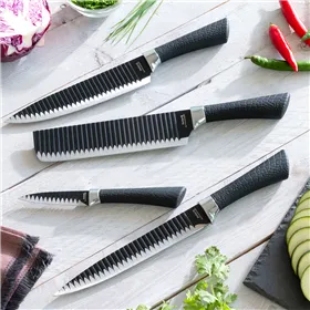 Peilių rinkinys Black Shark Swiss·Q Namiutsu InnovaGoods 4 Dalys