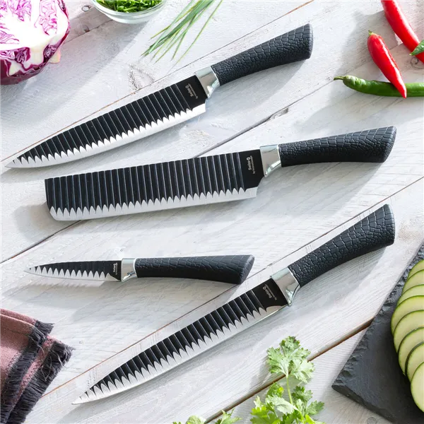 Veitsisetti Black Shark Swiss·Q Namiutsu InnovaGoods 4 Kappaletta
