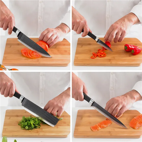 Veitsisetti Black Shark Swiss·Q Namiutsu InnovaGoods 4 Kappaletta